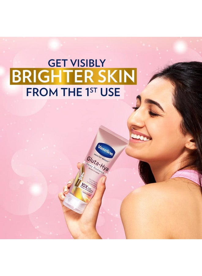 Vaseline Gluta-Hya Dewy Radiance, 200ml, Serum-In-Lotion, Boosted With GlutaGlow, for Visibly Brighter Skin from 1st Use