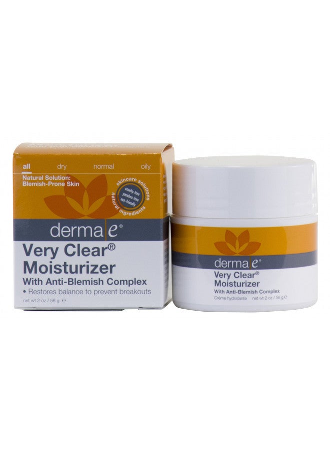 derma e Very Clear Problem Skin Moisturizer, 2-Ounce (56g) (Pack of 2)