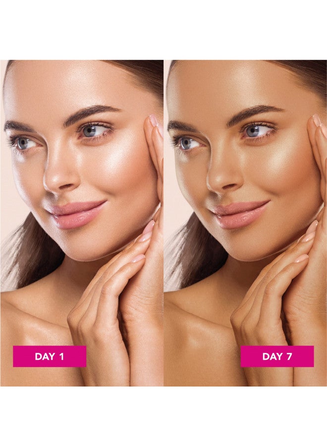 Jergens Natural Glow Self Tanner Face Moisturizer, SPF 20 Facial Sunscreen, Fair to Medium Skin Tone, Sunless Tanning, Oil Free, Broad Spectrum Protection UVA and UVB, 2 oz (Packaging May Vary)