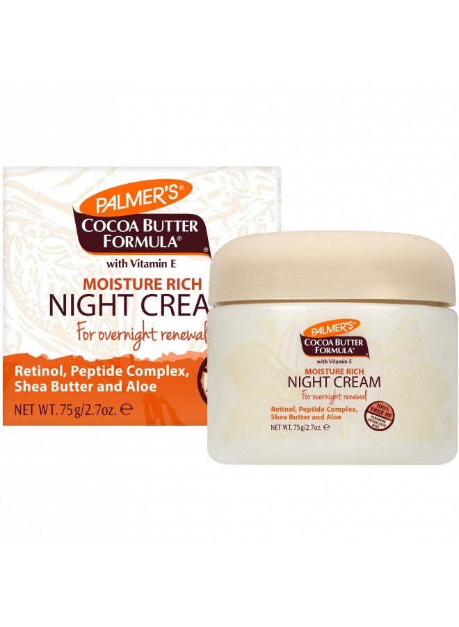 Palmer's Cocoa Butter Formula Moisture Rich Night Cream, 2.7 Ounces