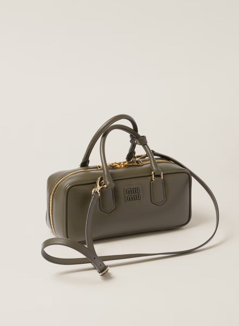 miu Arcadie leather bag