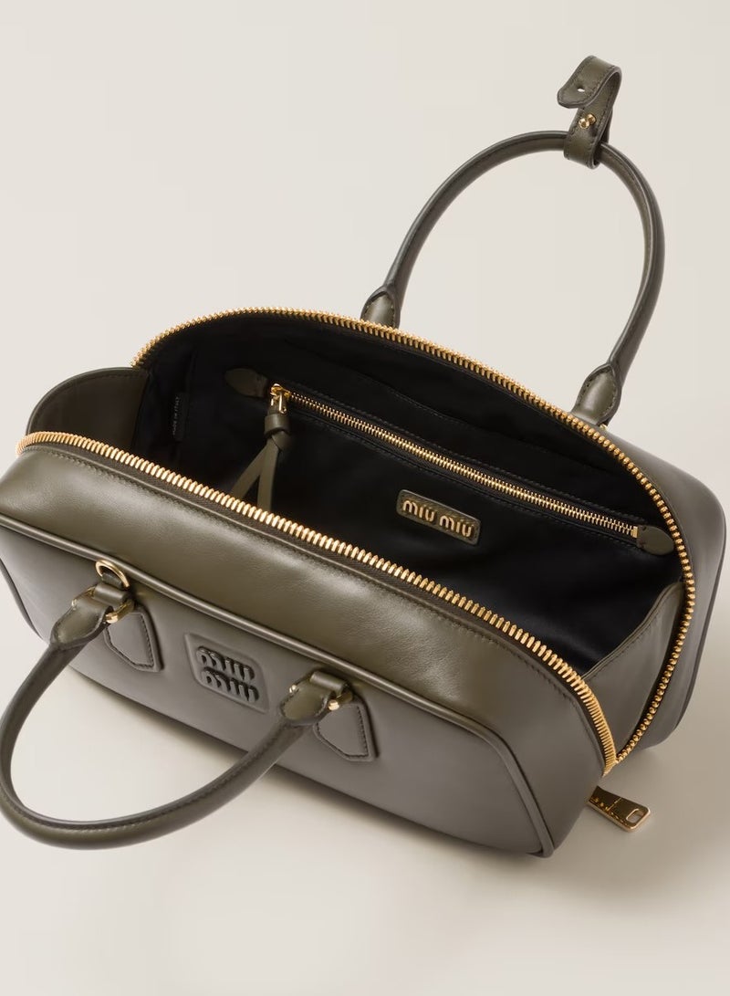 miu Arcadie leather bag