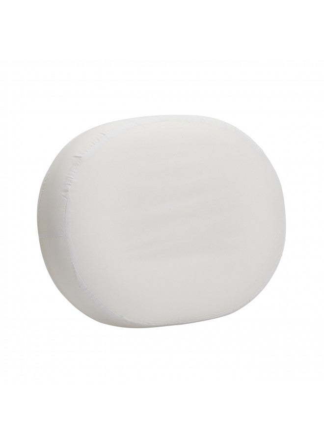 DMI Seat Cushion Donut Pillow and Chair Pillow for Tailbone Pain Relief, Hemorrhoids, Prostate, Pregnancy, Post Natal, Pressure Relief and Surgery, 16 x 13 x 3, White