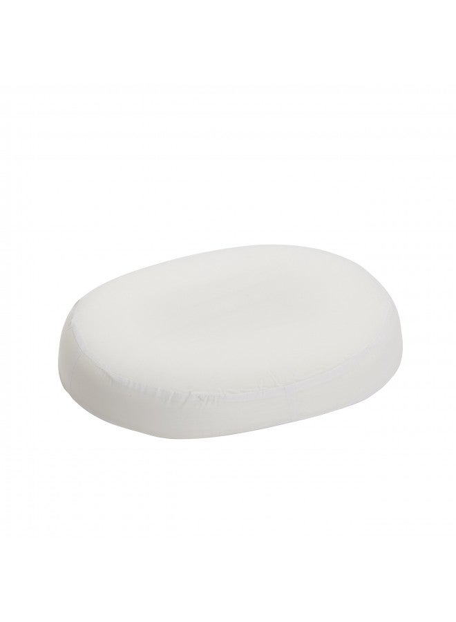 DMI Seat Cushion Donut Pillow and Chair Pillow for Tailbone Pain Relief, Hemorrhoids, Prostate, Pregnancy, Post Natal, Pressure Relief and Surgery, 16 x 13 x 3, White
