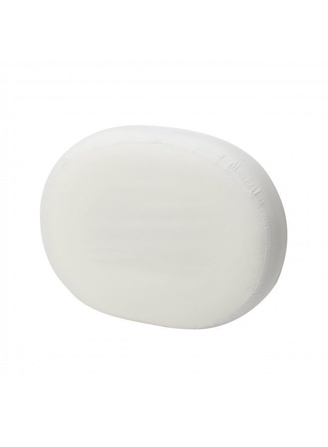 DMI Seat Cushion Donut Pillow and Chair Pillow for Tailbone Pain Relief, Hemorrhoids, Prostate, Pregnancy, Post Natal, Pressure Relief and Surgery, 16 x 13 x 3, White