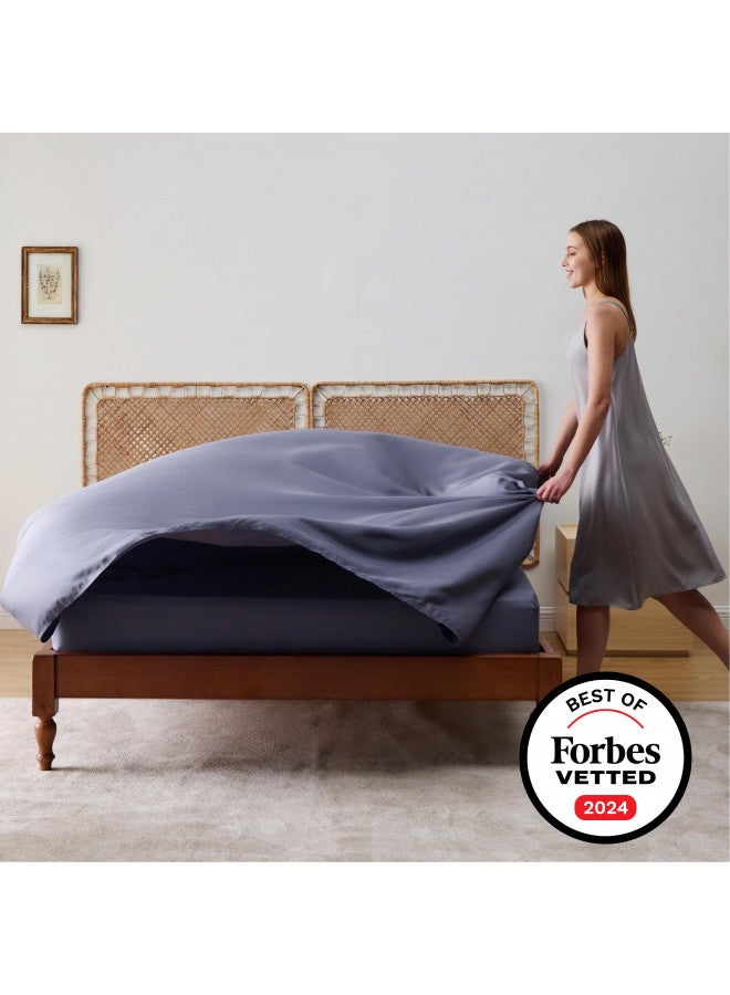 Bedsure King Size Sheet Set, Cooing Sheets King, Rayon Derived from Bamboo, Deep Pocket Up to 16