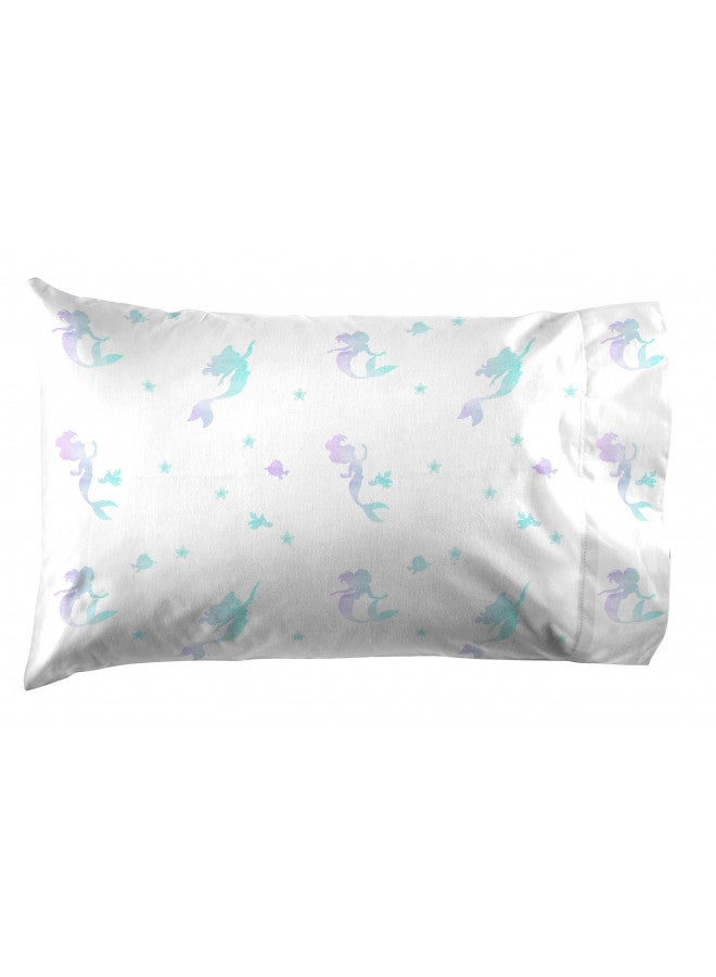 Jay Franco Disney The Little Mermaid Make A Splash 5 Piece Twin Bed Set - Includes Comforter & Sheet Set - Bedding Features Ariel - Super Soft Fade Resistant Microfiber - (Official Disney Product)...