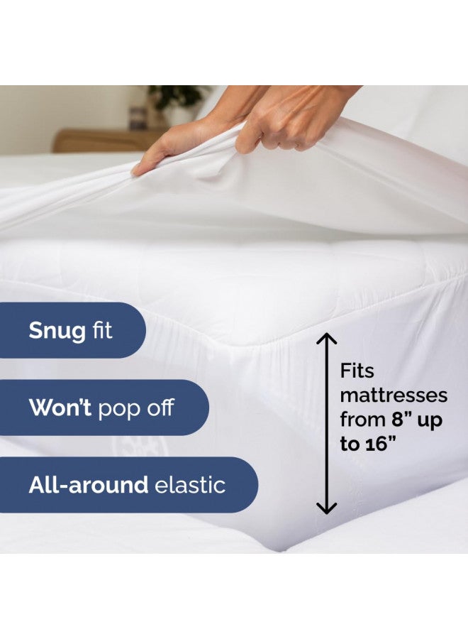 King Size Sheet Set - 6 Piece Set - Hotel Luxury Bed Sheets - Extra Soft - Deep Pockets - Easy Fit - Breathable & Cooling Sheets - Wrinkle Free - Comfy - White Bed Sheets - Kings Sheets -6 PC