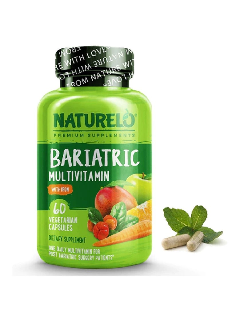 Bariatric Multivitamin With Iron 60 Vegetarian Capsules