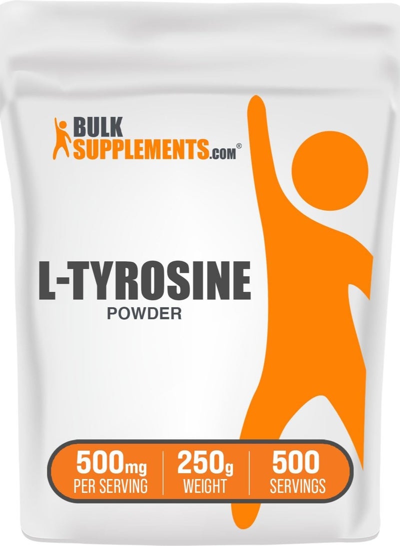 L-Tyrosine Powder -Tyrosine Supplement, Tyrosine Powder, Tyrosine 1000mg - Non-Essential Amino Acid Supplement, Gluten Free - 1000mg per Serving, 250g (8.8 oz)