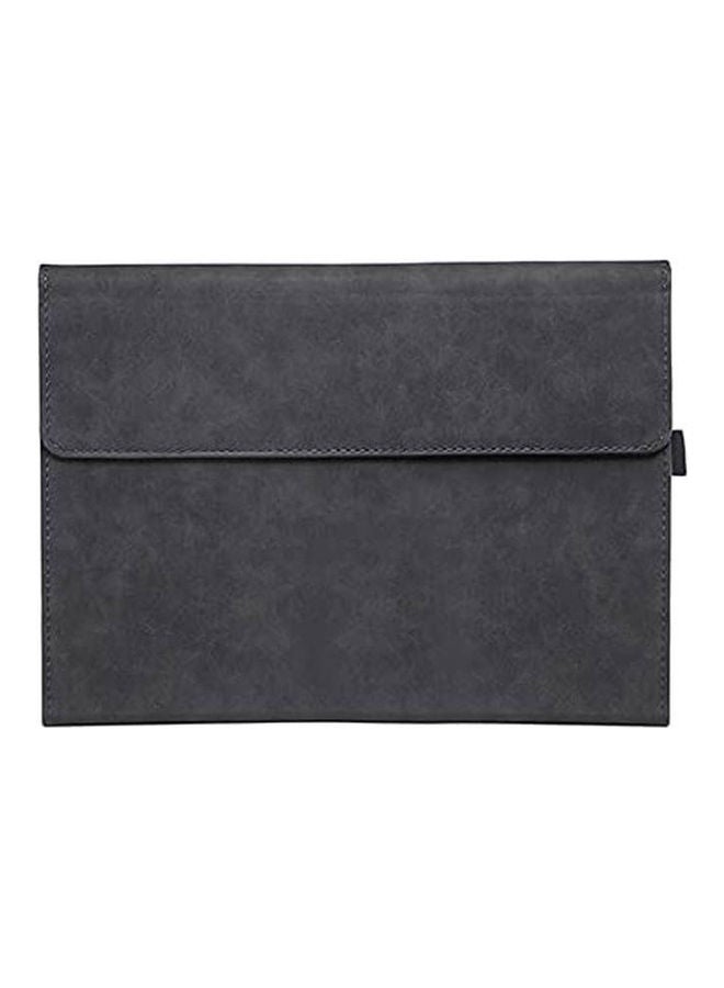 For Microsoft Surface Pro 4 Protective Cover For Tablet Computer Laptop Surface Pro 4 Sleeve With Leather Outside And Silicone Case Inside Black