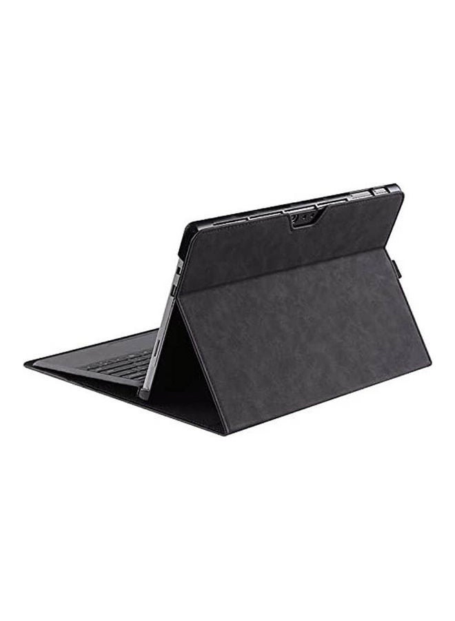 For Microsoft Surface Pro 4 Protective Cover For Tablet Computer Laptop Surface Pro 4 Sleeve With Leather Outside And Silicone Case Inside Black