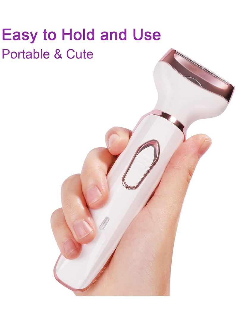 4-in-1 Electric Razor for Women, Hair Removal Epilator for Legs, Face, Arms, and Eyebrows