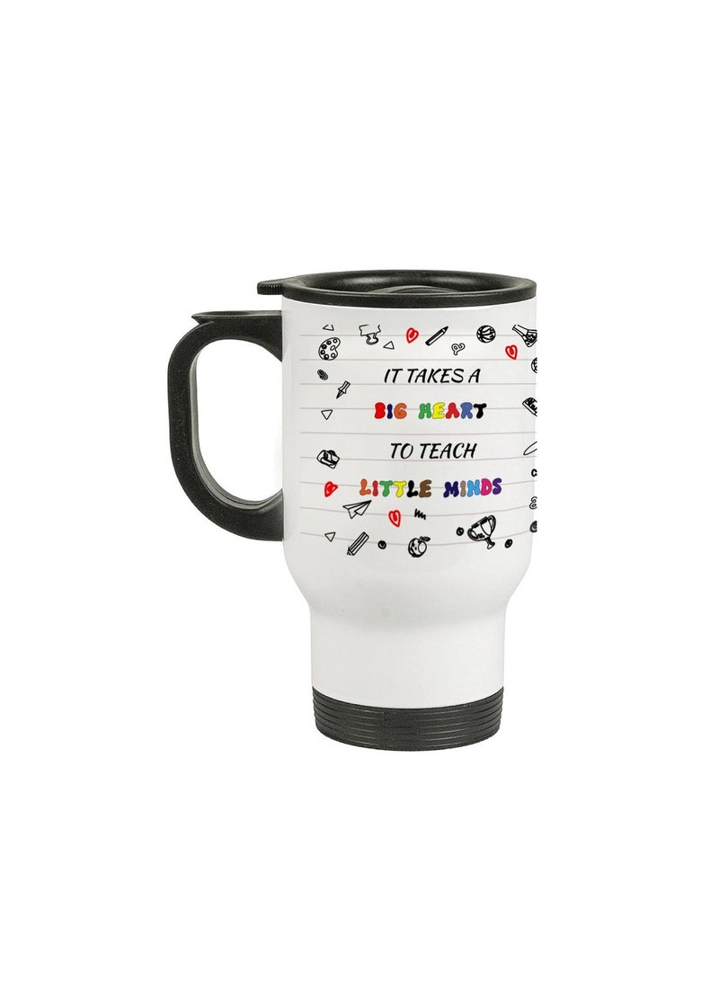 Teachers Appreciation Gift-Stainless Steel Travel Mug World Teachers Day-Teachers Day Gifts-Thank You Teachers Day Gift Idea-Celebrate Teachers Day With This Travel Mug-14 oz