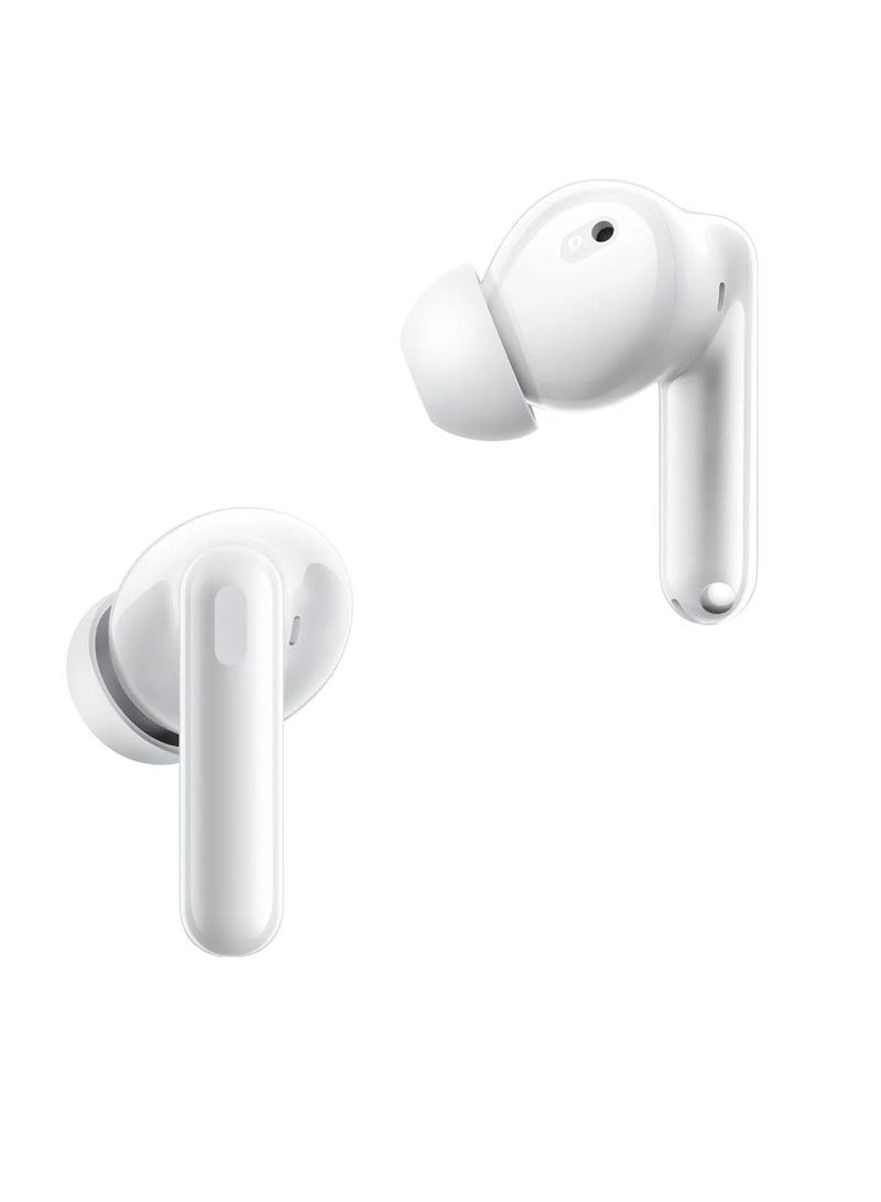 Buds T310 Truly Wireless in-Ear Earbuds with 46dB Hybrid ANC, 12.4mm Dynamic Bass Driver, Upto 40Hrs Battery and Fast Charging Agile White