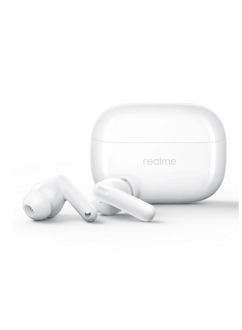 Buds T310 Truly Wireless in-Ear Earbuds with 46dB Hybrid ANC, 12.4mm Dynamic Bass Driver, Upto 40Hrs Battery and Fast Charging Agile White