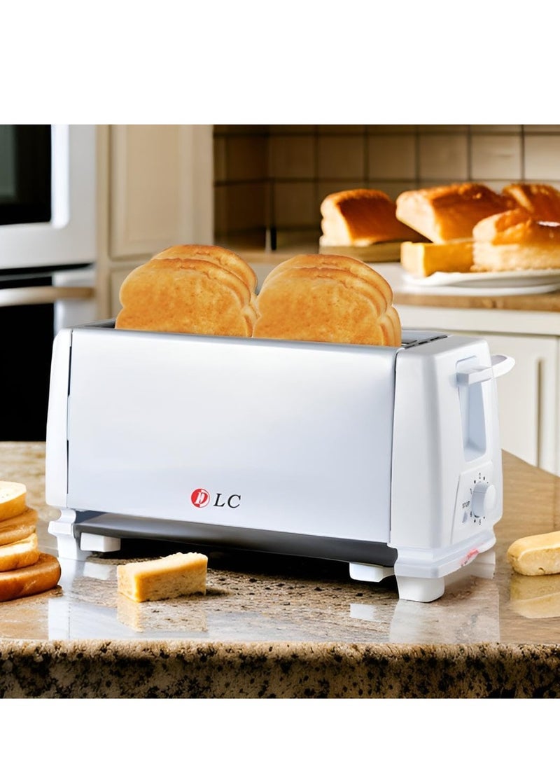 Electric Toaster Maker 4 Slices1300 Watt White