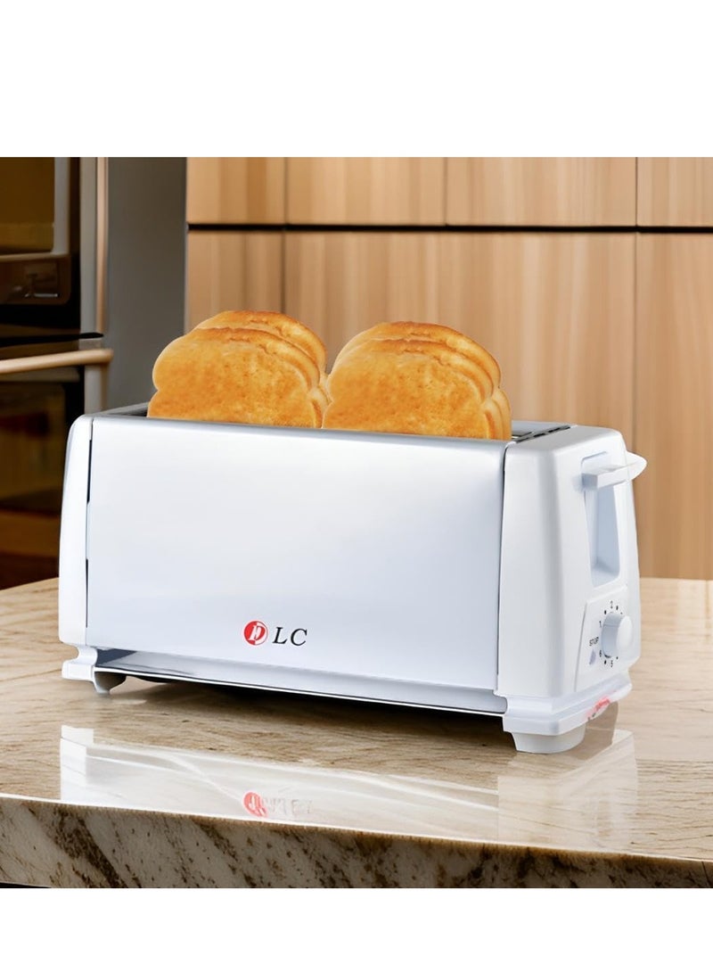 Electric Toaster Maker 4 Slices1300 Watt White