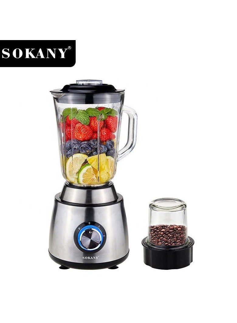 Sokany blender two in one juice blender fruit and vegetable blender non-slip rubber foot blender SK-155