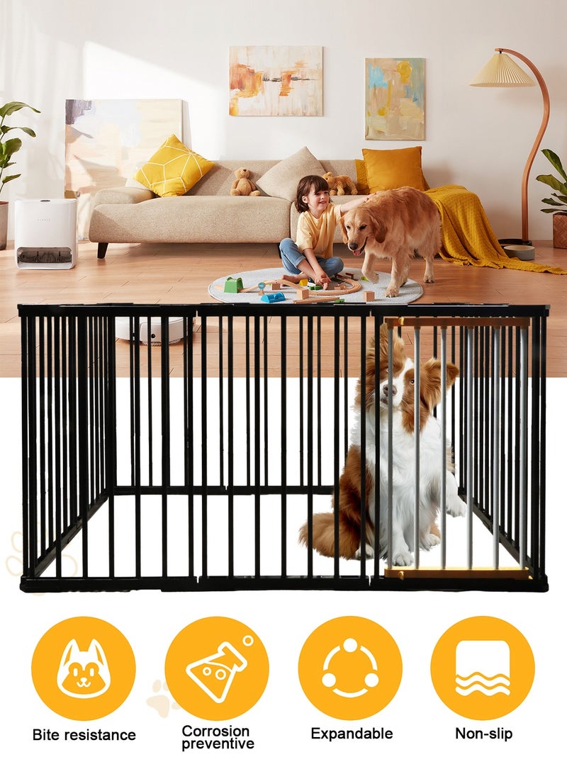 Dog Fence Indoor Cage for Dogs,Portable Yard Fence Playpen Indoor Isolation Barrier,Foldable 10 Panels Dog Pen 26.8