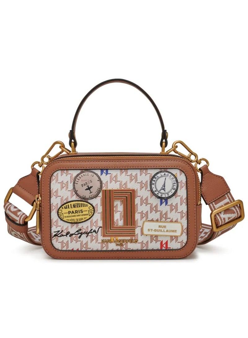 Karl Lagerfeld Paris SIMONE CAMERA PATCH CROSSBODY