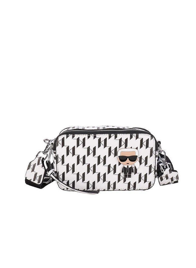 Karl Lagerfeld Mini Cross leather crossbody bag for women