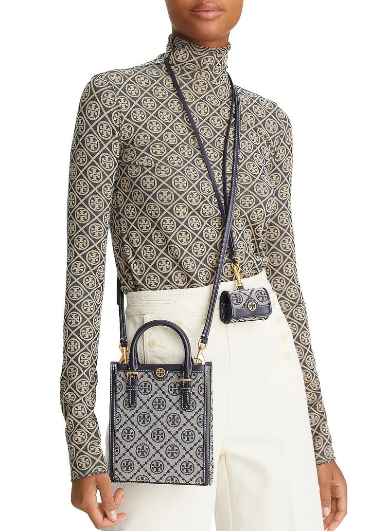 Tory Burch Mini T Monogram Tote