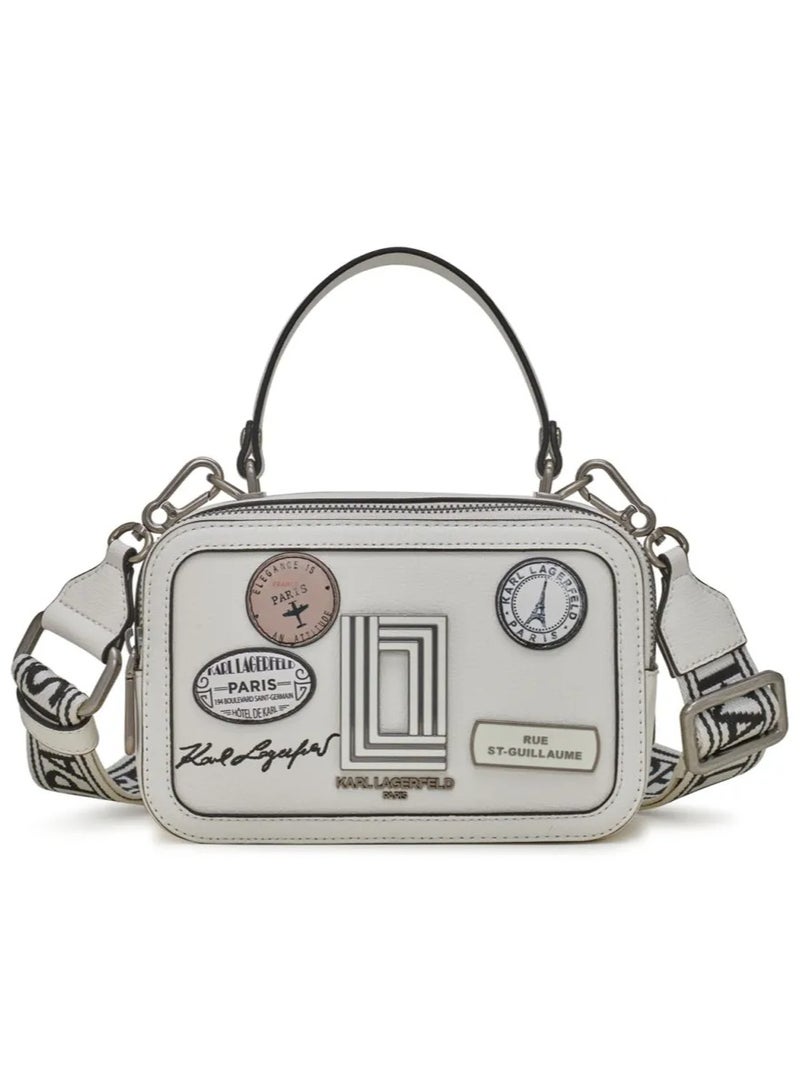 Karl Lagerfeld Paris SIMONE CAMERA PATCH CROSSBODY