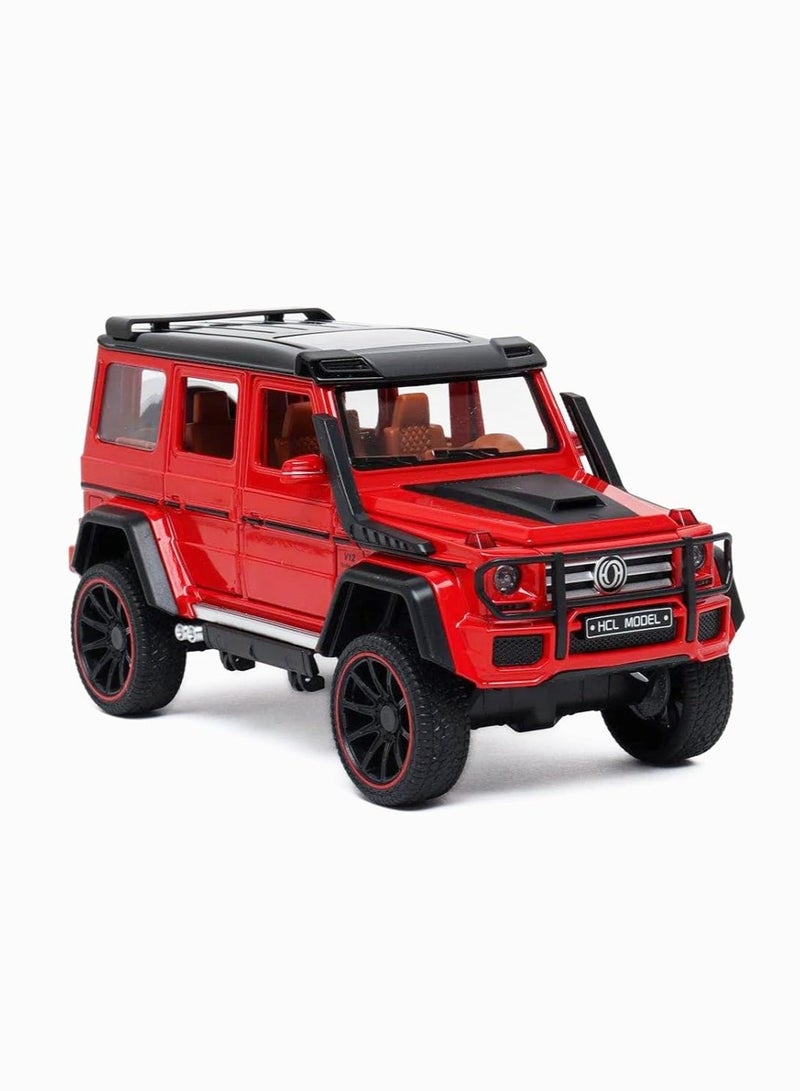 Toy Land 1:22 Scale Pull Back Door Openable Simulation Alloy Track Sports Miniature Model Diecast Metal Action Car Toy with Light and Sound