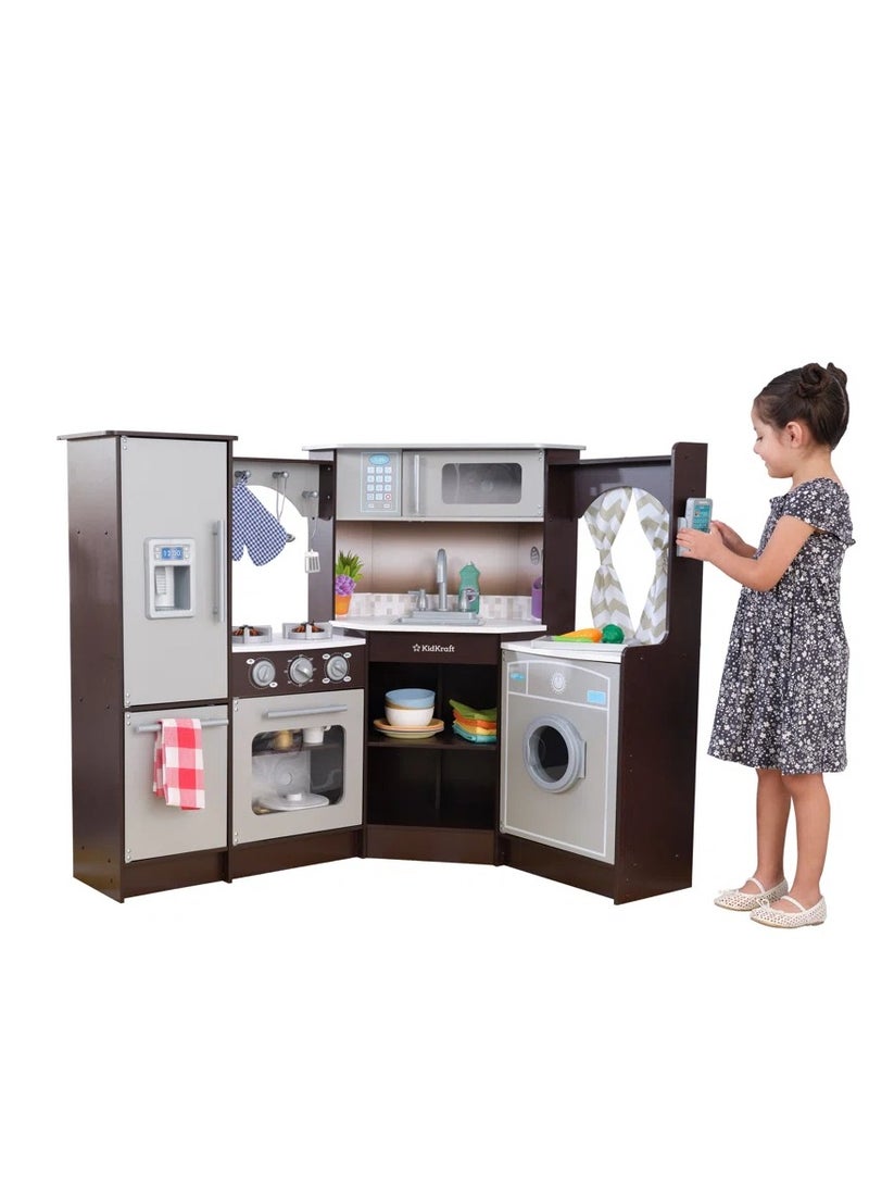 Kidkraft Ultimate Corner Play Kitchen Espresso