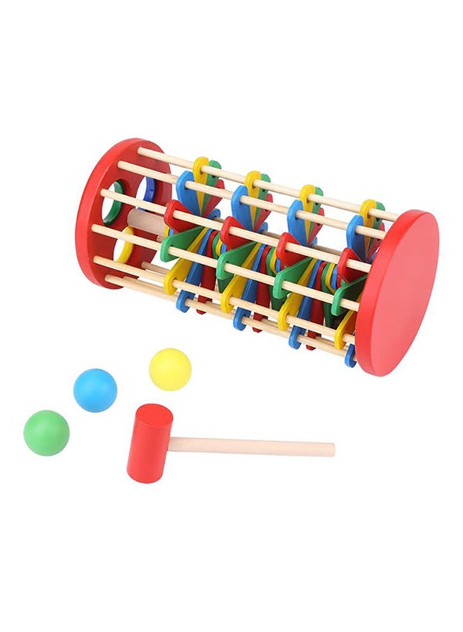 Wooden Pounding Toy Environment Friendly Multicolored Sturdy And Durable