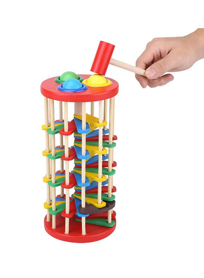 Wooden Pounding Toy Environment Friendly Multicolored Sturdy And Durable