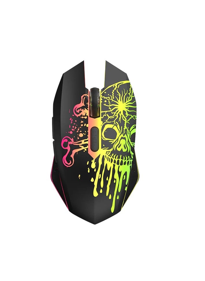 CMX-415 4-in-1 Gaming Combo | RGB Backlit Keyboard + High-Precision 6D Optical Mouse (8000 DPI) + Stereo Headset with Mic + Non-Slip Mousepad | Ultimate Gaming Gear for PC, PlayStation, Xbox, Mobile | 10M Keystroke, 7-Color RGB, Comfortable Design for Gamers