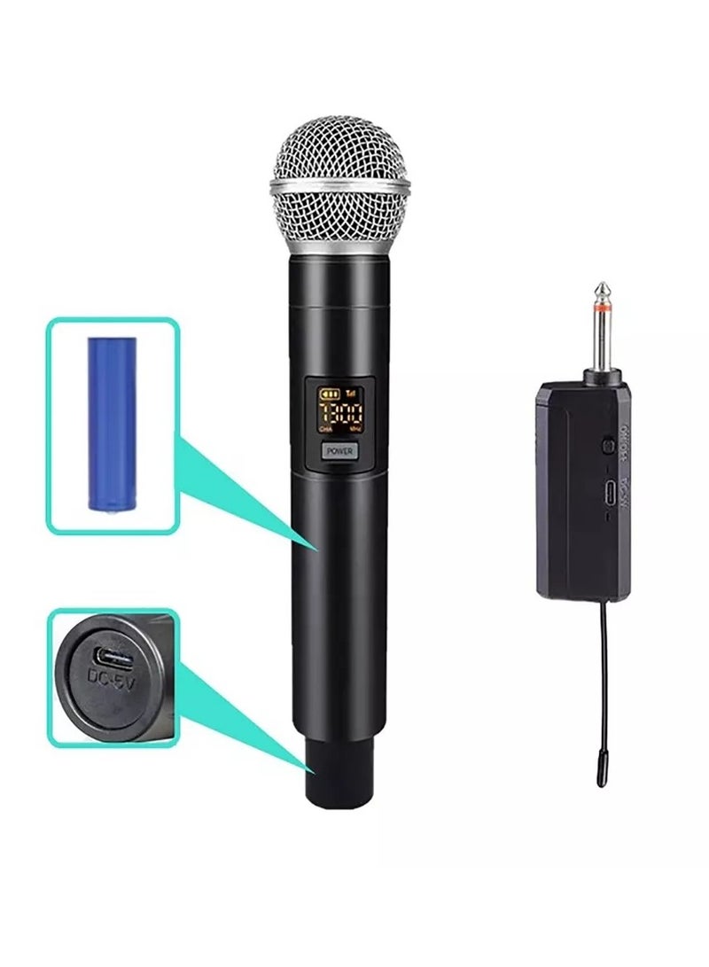 Wireless Dual Microphone Professional Transmitter and Receiver System Universal