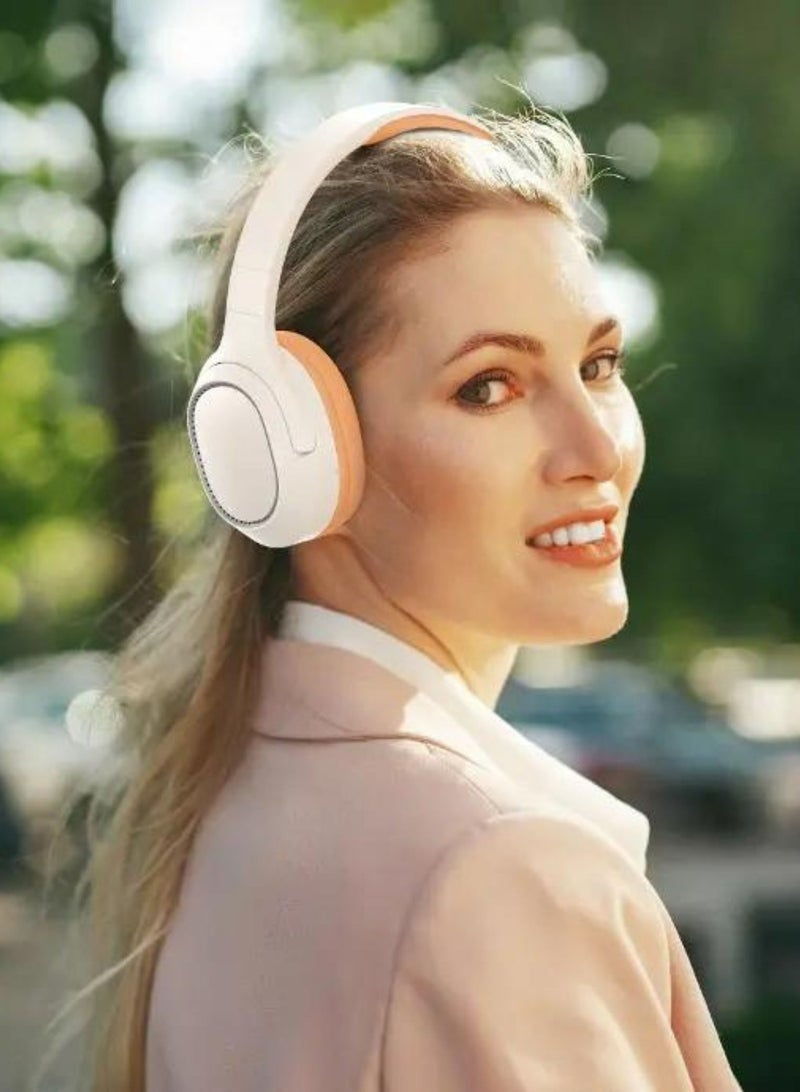 Soundtec Nova Wireless Headphone 400mAh_Beige