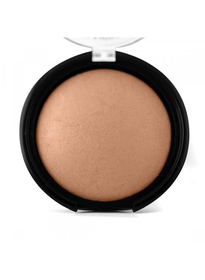 Palladio Baked Bronzer, Highly Pigmented and Easy to Blend, Shimmery Bronzed Glow, Use Dry or Wet, Lasts all day long, Provides Rich Tanning Color Finish, Powder Compact, Caribbean Tan