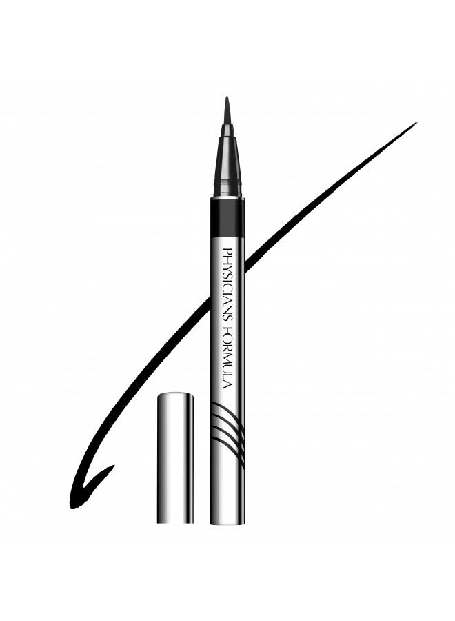 Physicians Formula Eye Booster 2-in-1 Lash Boosting Eyeliner + Serum, Ultra Black | Dermatologist Tested, Clinicially Tested