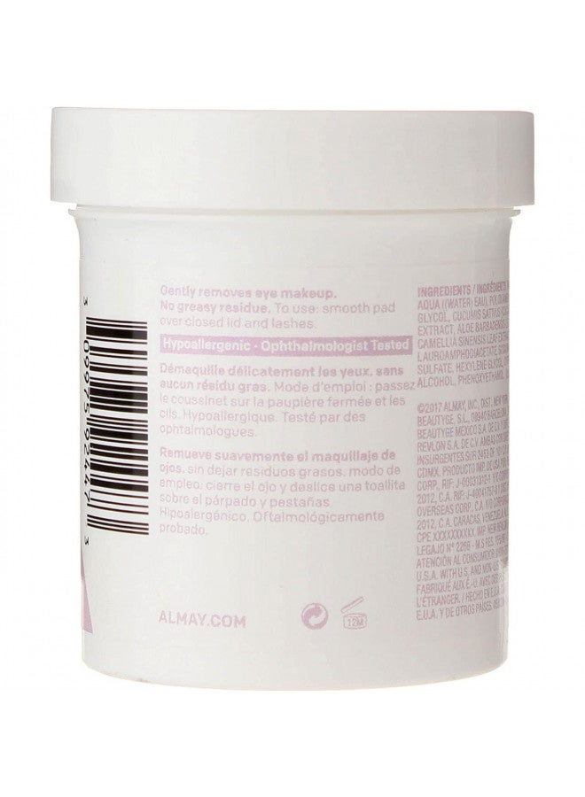 Almay Eye Makeup Remover Pads, Oil Free, Pack Of 2(80 pads each)