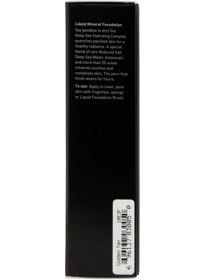 Youngblood Mineral Cosmetics Liquid Mineral Foundation, Golden Sun (Old Version) | Full Coverage Mineral Lightweight Makeup | Vegan, Cruelty Free, Paraben Free
