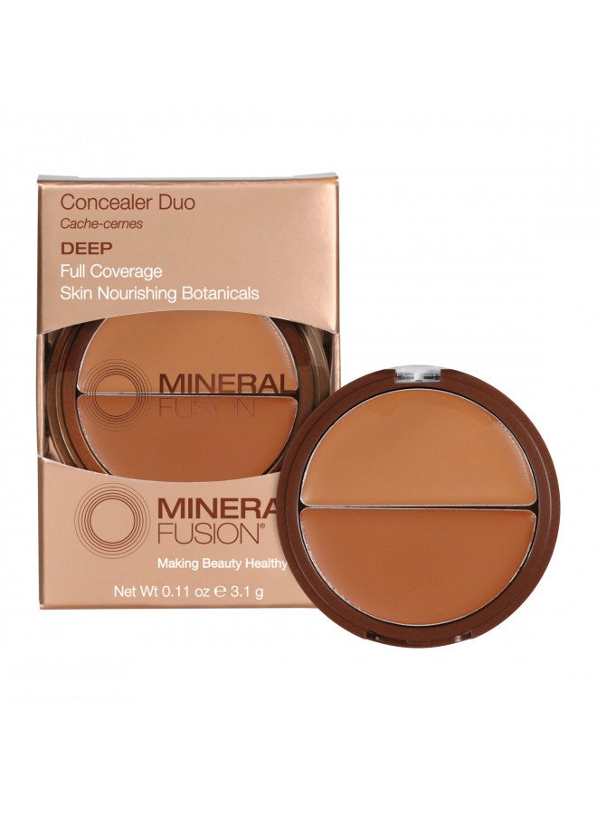 Mineral Fusion Compact Concealer Duo, Deep Shade