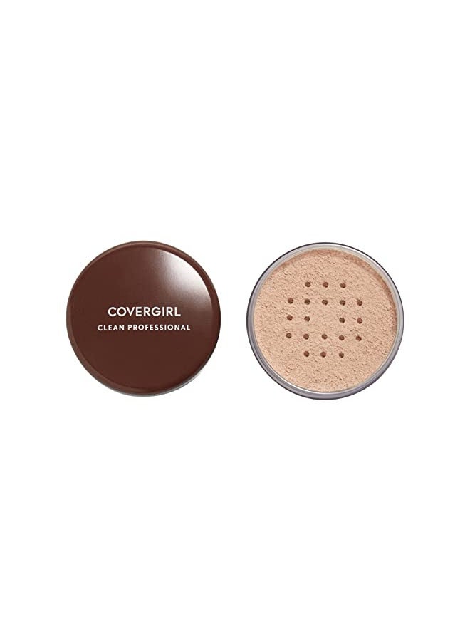 COVERGIRL Professional Loose Finishing Powder, Translucent Light Tone, Sets Makeup, Controls Shine, Won't Clog Pores, 0.7 Ounce (Packaging May Vary)