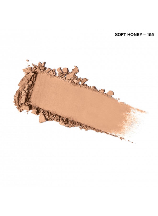 COVERGIRL Clean Pressed Powder Foundation Soft Honey 155, .39 oz (packaging may vary)