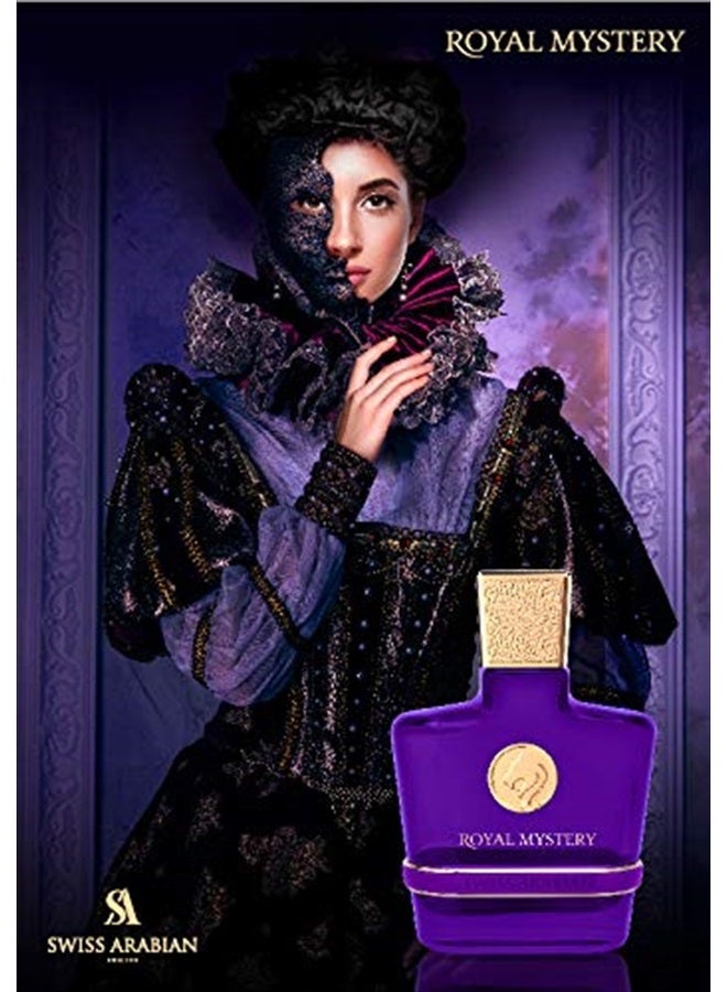 Royal Mystery - Luxury Products From Dubai - Long Lasting And Addictive Personal EDP Spray Fragrance - A Seductive, Signature Aroma - The Luxurious Scent Of Arabia - 3.4 Oz