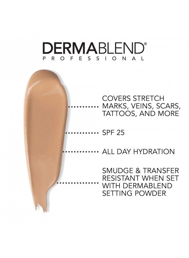 Dermablend Leg and Body Makeup Foundation with SPF 25, 20N Light Natural, 3.4 Fl. Oz.