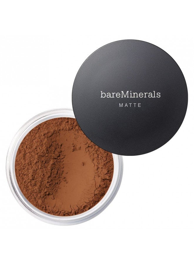 bareMinerals Original Matte Loose Mineral Foundation SPF 15, Powder Foundation Makeup, Buildable Coverage, Reduces Shine, Talc Free Foundation, Vegan