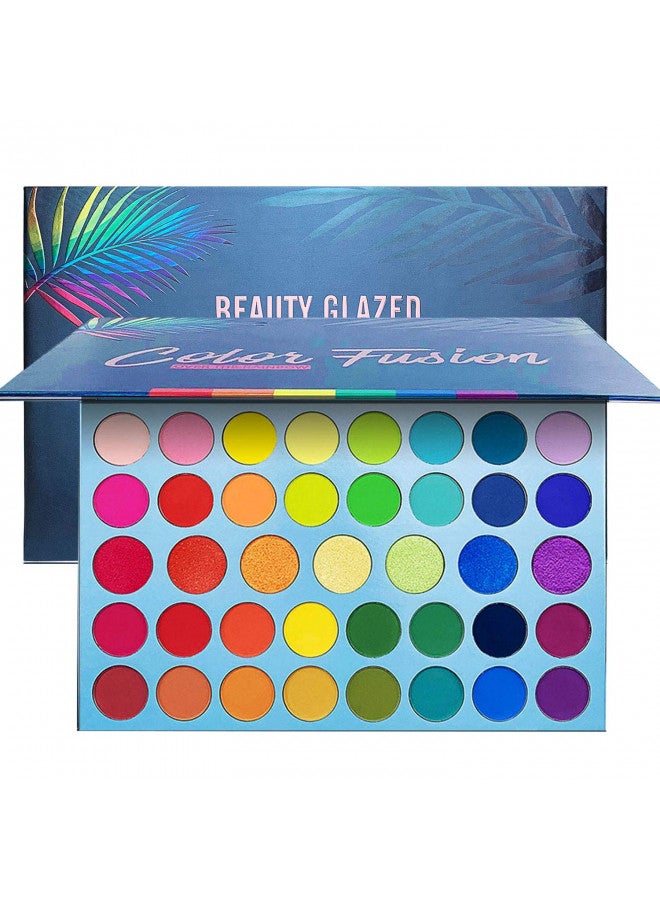 39 Color Rainbow Eyeshadow Palette - Professional Makeup Matte Metallic Shimmer Eye Shadow Palettes - Ultra Pigmented Powder Bright Vibrant Colors Shades Cosmetics Set