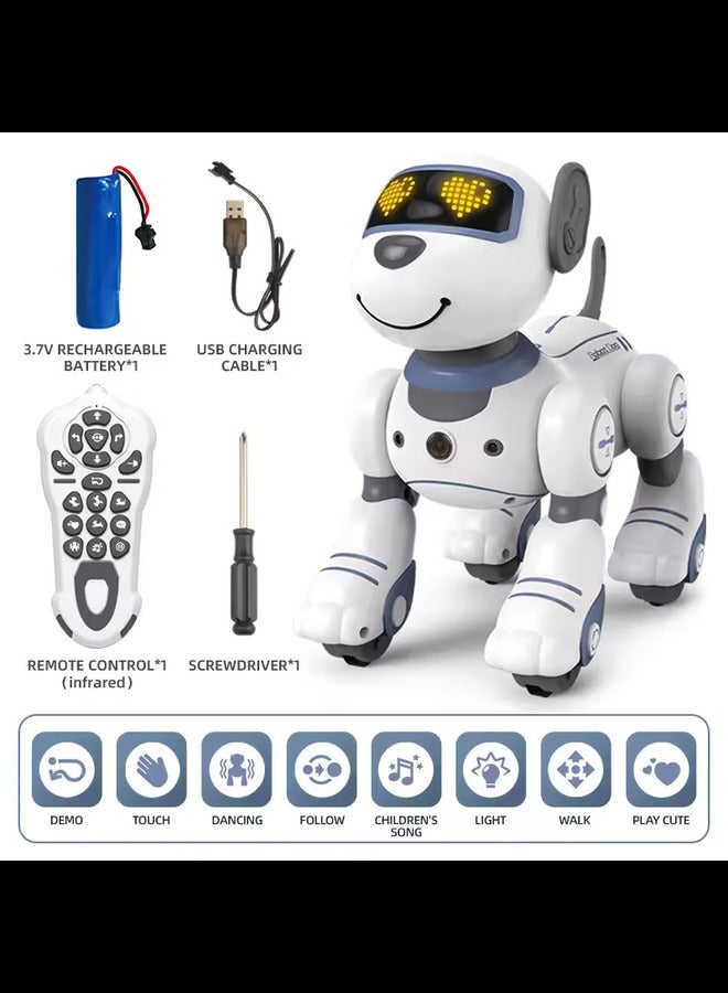 New Design Intelligent Creative Electronic Dog Robots Toys Interactive Robot Smart Stunt Robot Toy For Kids