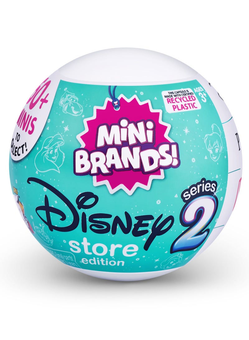 5 SURPRISE-DISNEY STORE MINI BRANDS-SERIES 2