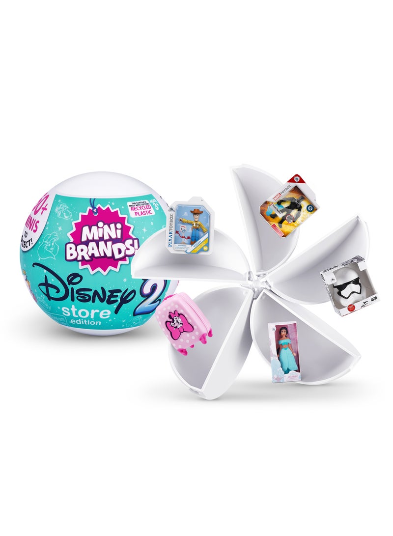 5 SURPRISE-DISNEY STORE MINI BRANDS-SERIES 2