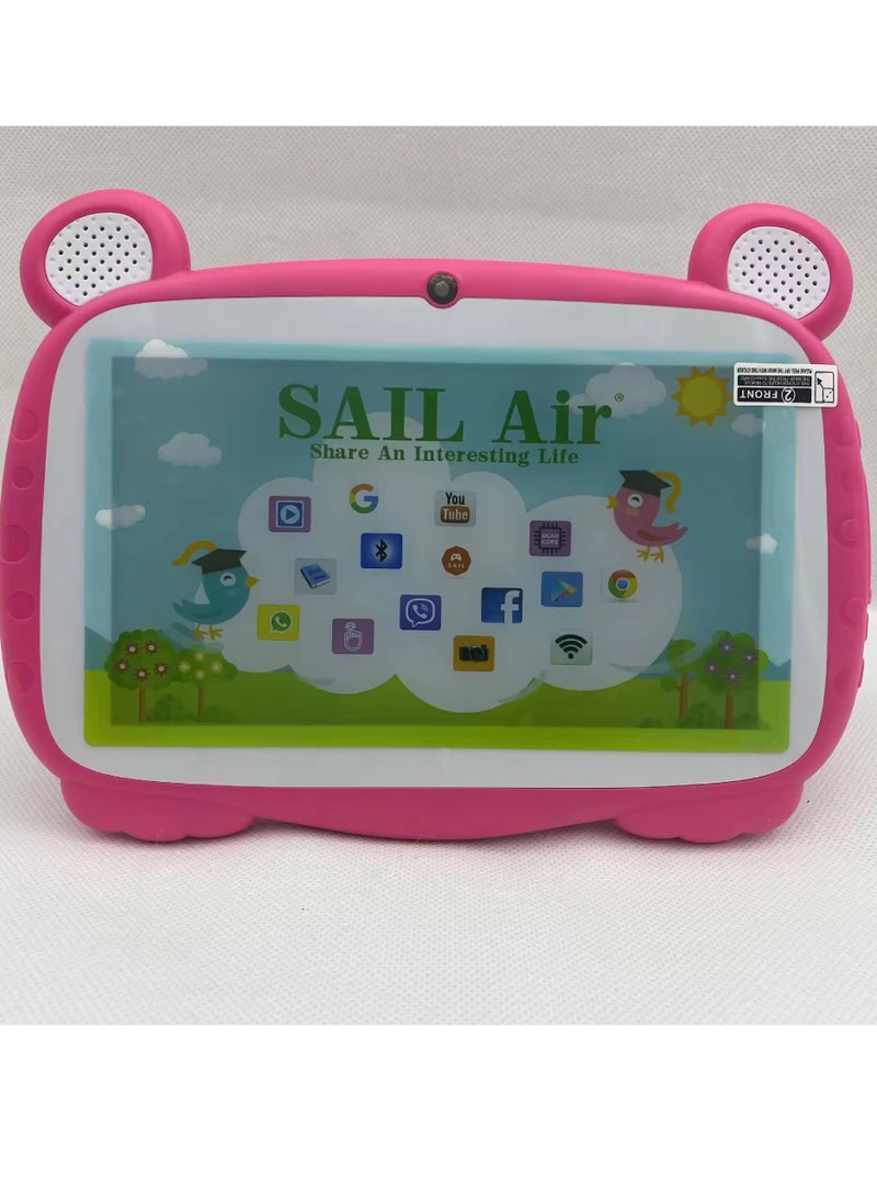 Kids Tablet Android Tablet for Kids Bluetooth WiFi Parental Control  GMS Shockproof Case Kids App Pre-Installed